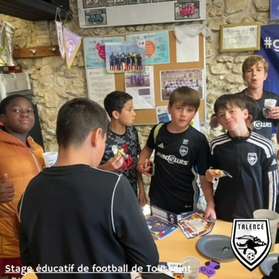 Stage de Toussaint 23-27/10/2023